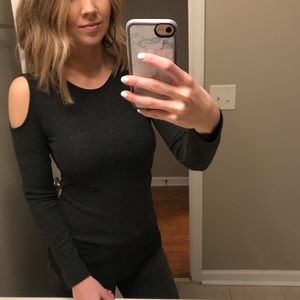 H&M cold shoulder top